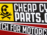 CheapCycleParts.com Logo Sticker